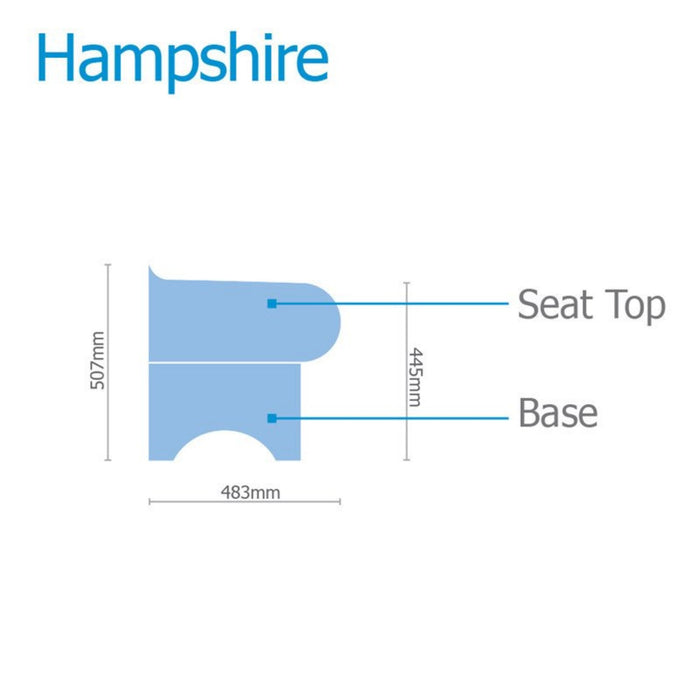 Tileable Steam Room Complete Seat Section - Hampshire