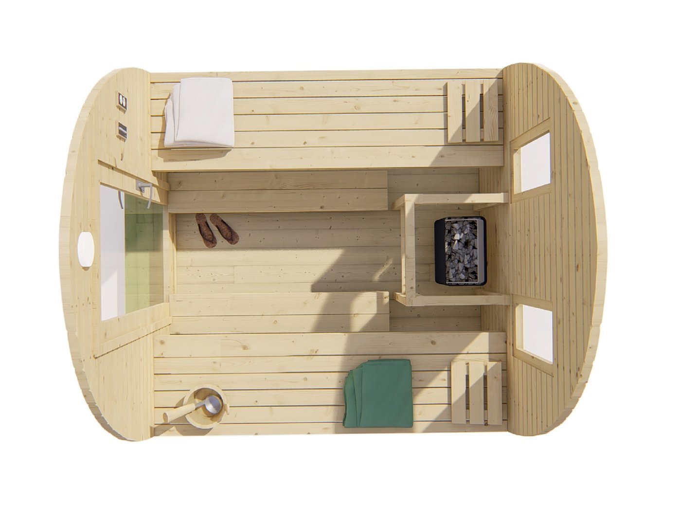 Tolva sauna pod (Spruce) - 2.25 x 2.6m