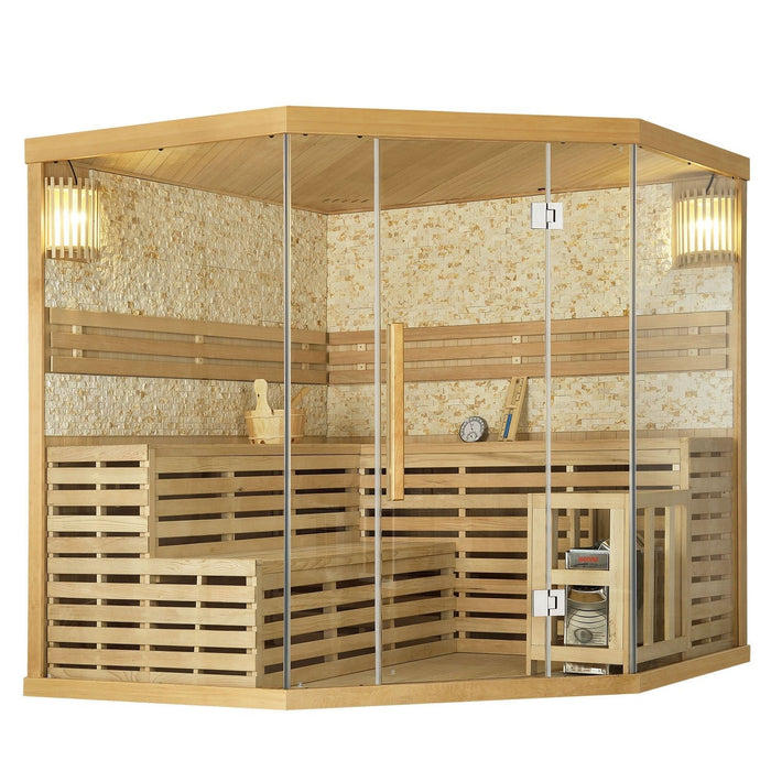 SAUNAONES® 5-6 People Traditional Steam Sauna Room Luxury 2