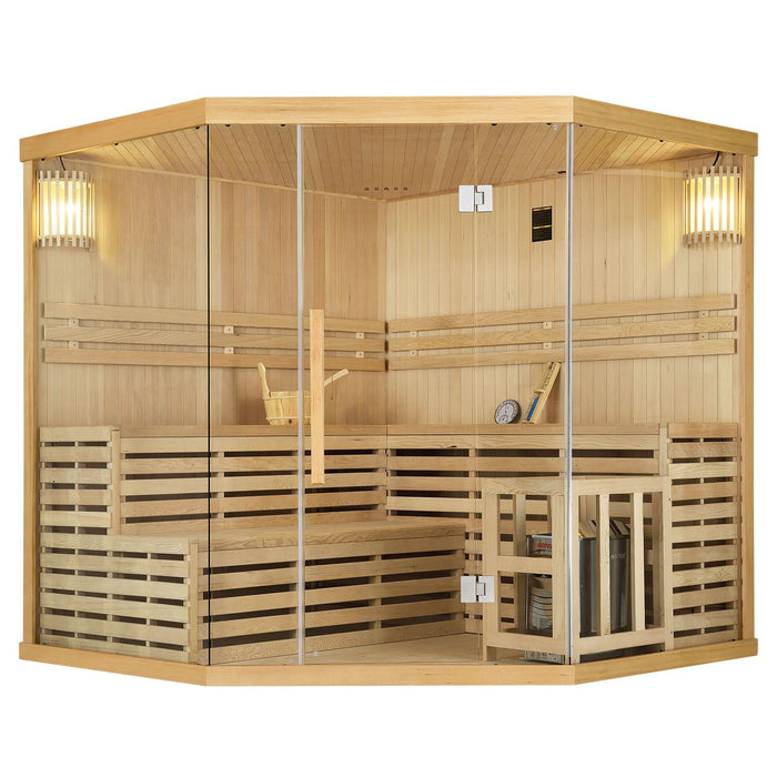SAUNAONES® 5-6 People Traditional Steam Sauna Room Luxury 1