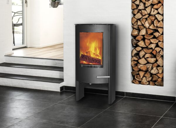 TermaTech TT20 Streamline 5kW Wood Burning Stove with Convection Legs