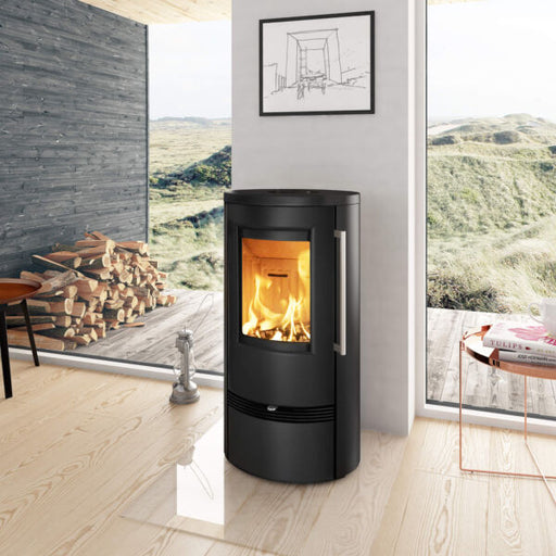 TermaTech TT21RL Compact Wood Burning Stove 5kW Black