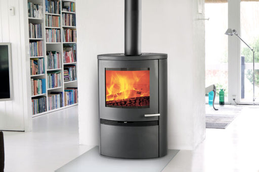 TermaTech TT22H Contemporary Wood Burning Stove 7.5kW Black