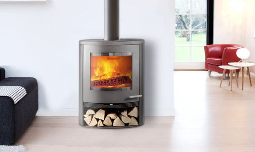 TermaTech TT22R Contemporary Wood-Burning Stove with 7.5kW Output