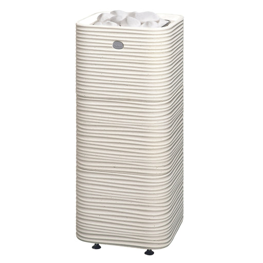 Tulikivi Huurre Cast Stone Electric Sauna Heater Cover (White)