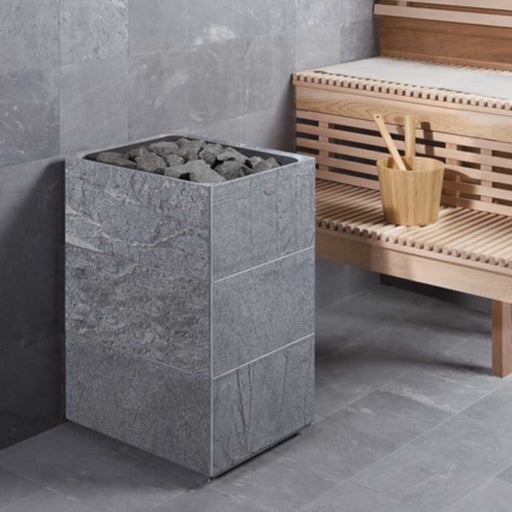 Tulikivi Kinos Brushed Wood Burning Sauna Heater