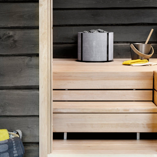 Tulikivi Naava Rigata Integrated Soapstone Electric Sauna Heater Cover