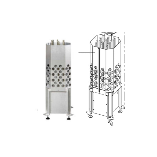 Tulikivi D-Body with Heating Elements