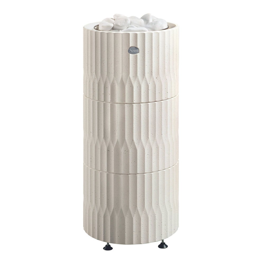 Tulikivi Riite Soapstone Electric Sauna Heater Cover (White)
