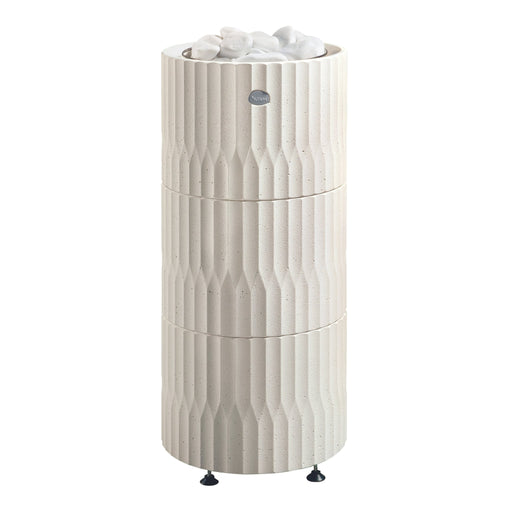 Tulikivi Riite Soapstone Electric Sauna Heater Cover (White)
