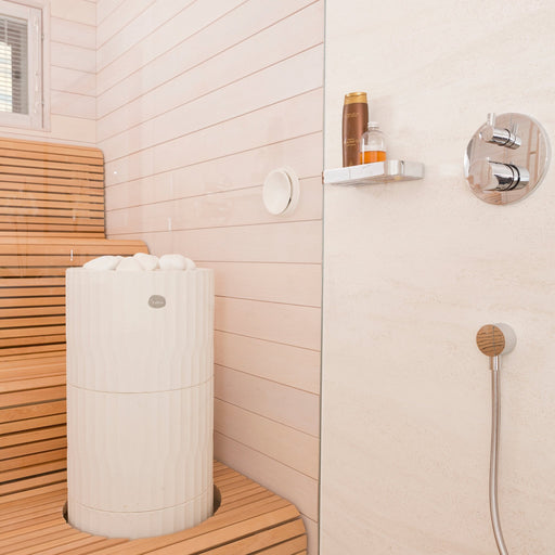 Tulikivi Riite Soapstone Electric Sauna Heater Cover (White)