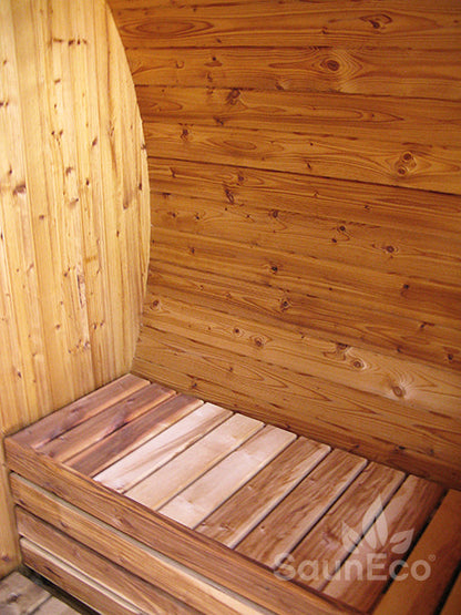 Barrel Saunas – 4M Two-Room Thermowood Sauna Cabin | Wood-Fired Heater, Terrace, Seats 6