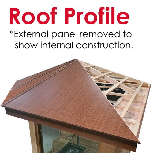 Ultimate 6 to 8-Person Traditional Garden Sauna Cedar Wood