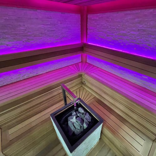 Ultimate 6 to 8-Person Traditional Garden Sauna Cedar Wood