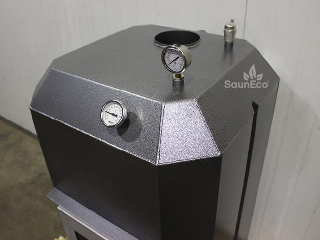 Powerful Upright Woodburning Swimming Pool Heater 95kW (Stainless Steel)