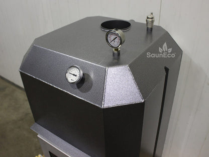 Powerful Upright Woodburning Swimming Pool Heater 95kW (Stainless Steel)