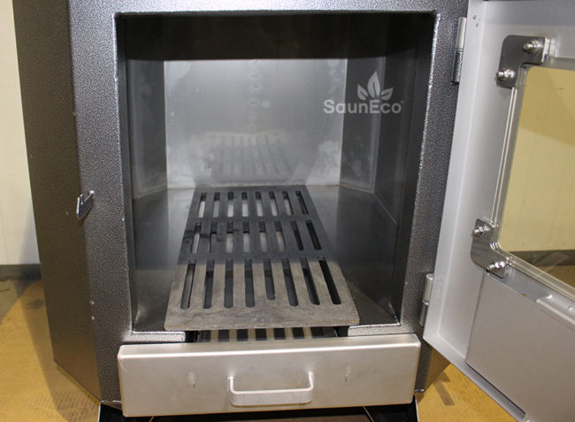 Powerful Upright Woodburning Swimming Pool Heater 95kW (Stainless Steel)
