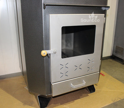 Powerful Upright Woodburning Swimming Pool Heater 95kW (Stainless Steel)