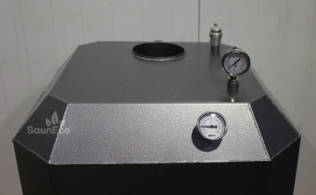 Powerful Upright Woodburning Swimming Pool Heater 95kW (Stainless Steel)