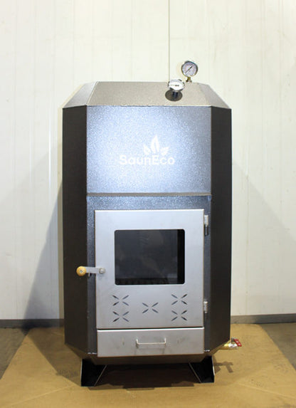 Powerful Upright Woodburning Swimming Pool Heater 95kW (Stainless Steel)