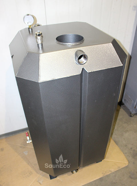Powerful Upright Woodburning Swimming Pool Heater 95kW (Stainless Steel)
