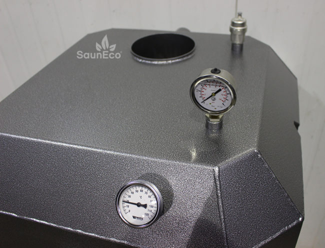 Powerful Upright Woodburning Swimming Pool Heater 95kW (Stainless Steel)