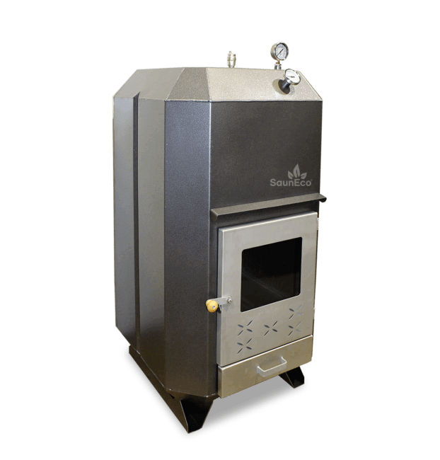 Powerful Upright Woodburning Swimming Pool Heater 95kW (Stainless Steel)