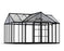 Victory Grand Garden Chalet 13' x 15' Greenhouse - Black Aluminium Frame & Clear Polycarbonate Panels