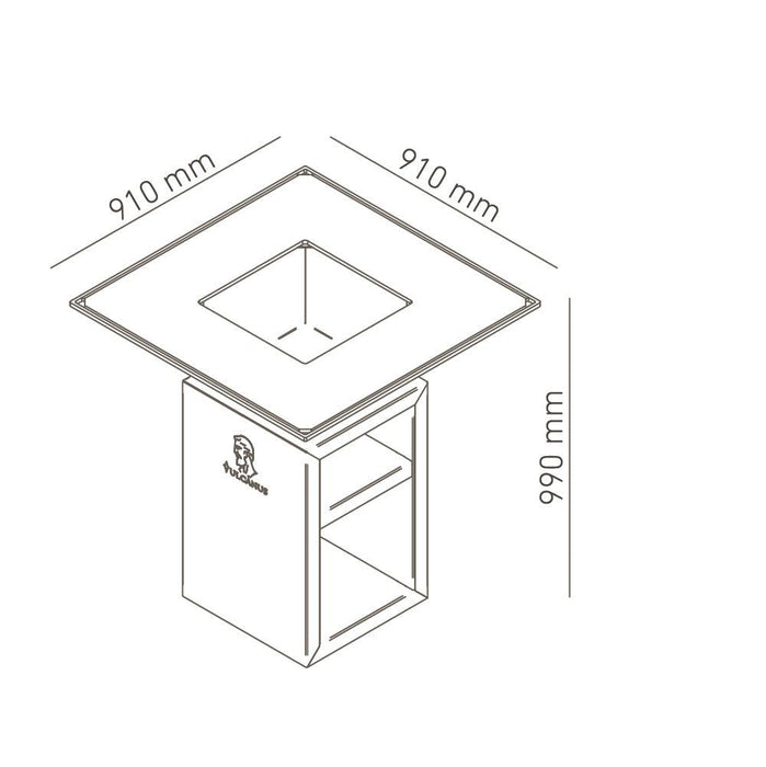 Vulcanus Pro 910 Chef Outdoor Wood Fire Grill