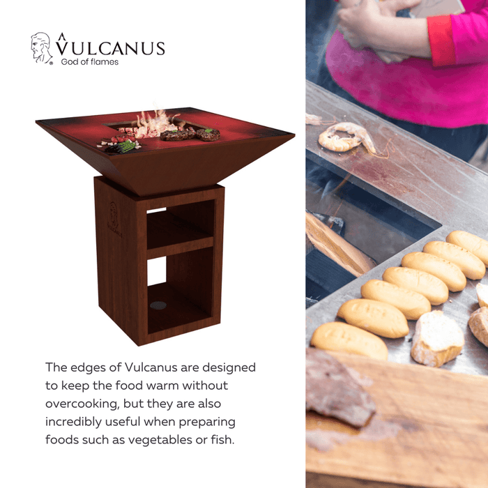 Vulcanus Pro 910 Chef Outdoor Wood Fire Grill