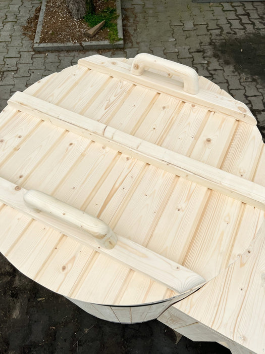 Wooden Barrel Ice Bath 100mm