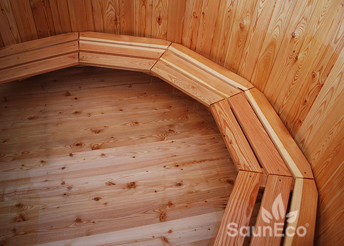 8-person premium Ø6.5ft big wooden hot tub + Wood Burning Internal Stove