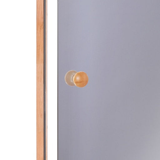 Wooden Sauna Door Handle Round (Alder) by Andres Glass