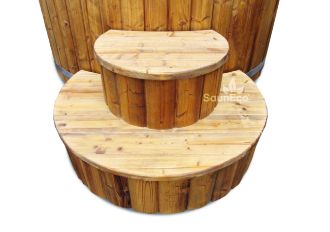 Wooden Steps For Hot Tub Spa Barrels