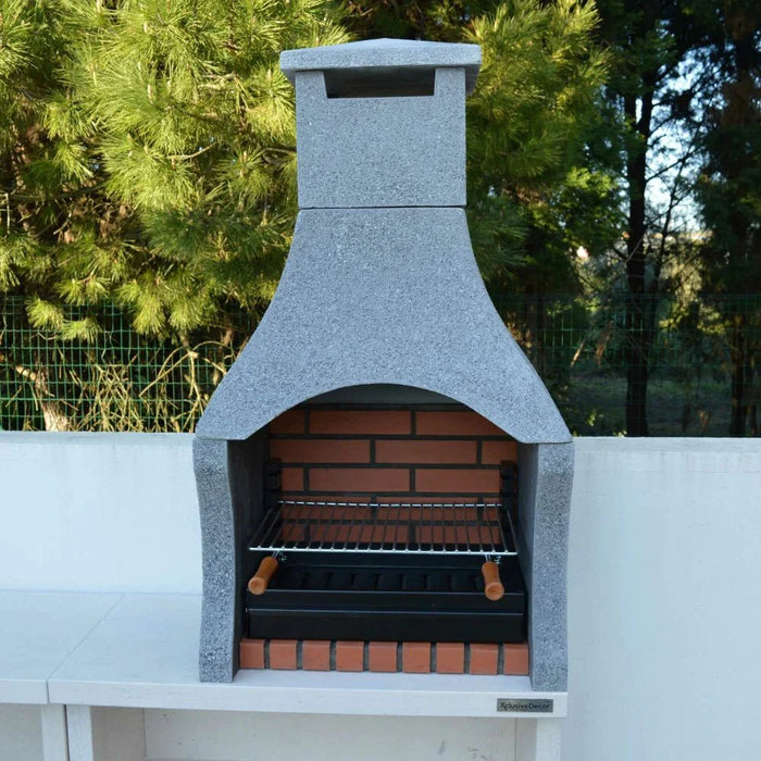 XclusiveDecor Napoli Outdoor Kitchen - BBQ and Wood Fired Pizza Oven