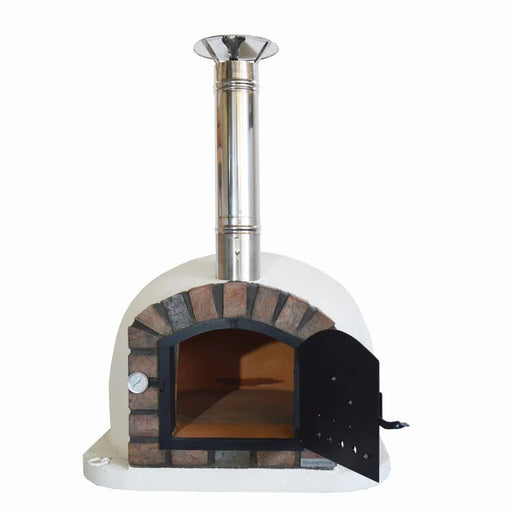 XclusiveDecor Premier Wood Fired Pizza Oven with Stand and Side Table